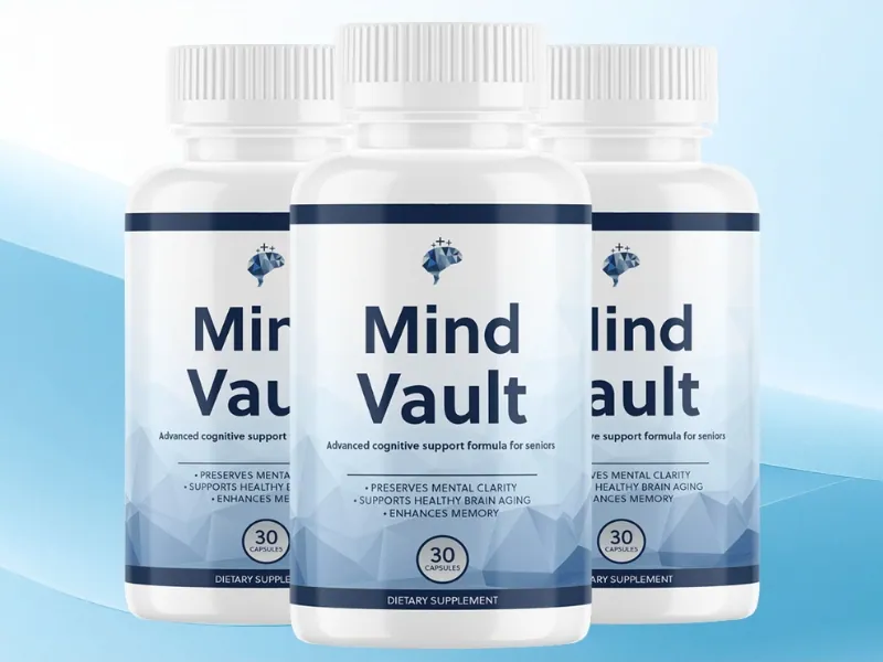 Mind Vault — a memory and mental clarity capsule with Ginkgo Biloba, Mucuna Pruriens and Taurine for adults 45 and older