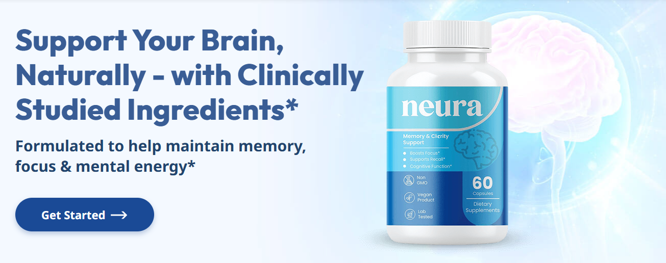 Neura Supplement bundle options – brain health supplement with savings on multi-bottle packages and a 90-day money-back guarantee