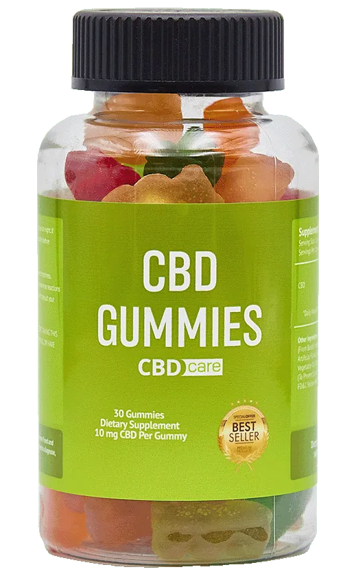 CBD Care Gummies Full Spectrum — full-spectrum CBD gummies, 10 mg CBD per gummy, for everyday calm, stress relief, and better sleep