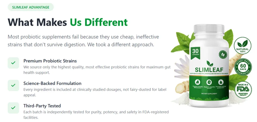 Slimleaf benefits overview