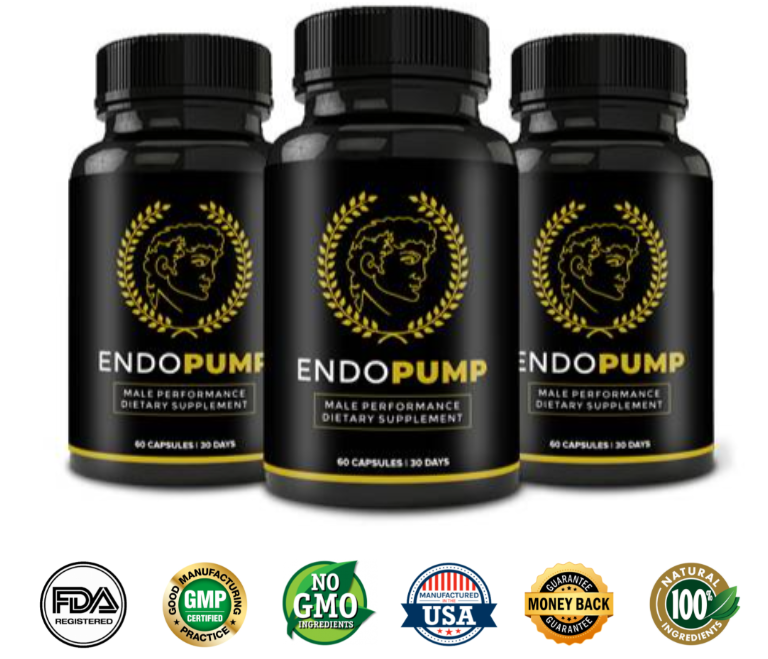 EndoPump 6-bottle pack – erectile dysfunction supplement with natural ingredients and 90-day guarantee