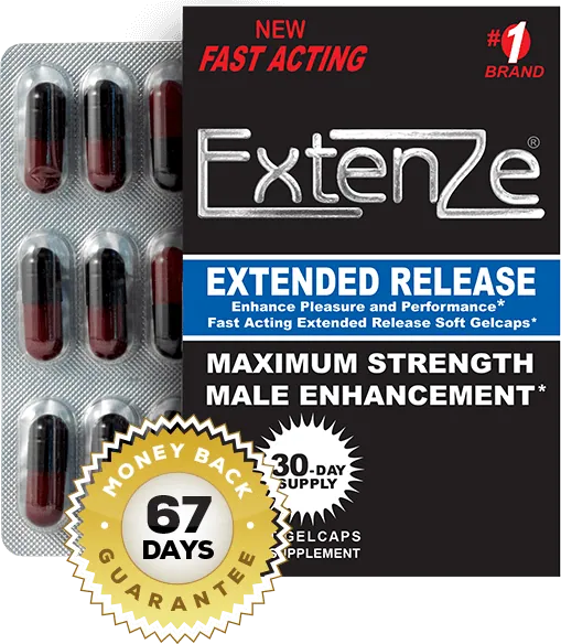 Extenze male enhancement supplement containing ginseng and nitric oxide botanicals