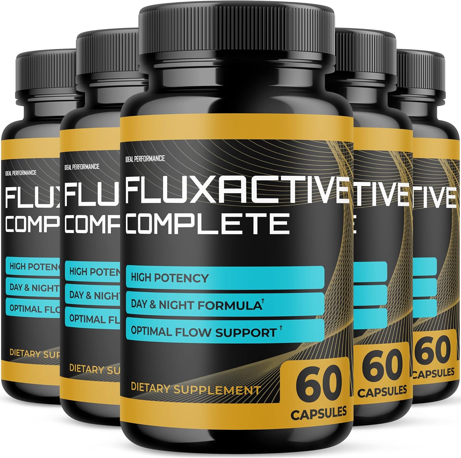 Fluxactive Complete 6-bottle pack – urinary flow supplement with natural ingredients and 60-day guarantee