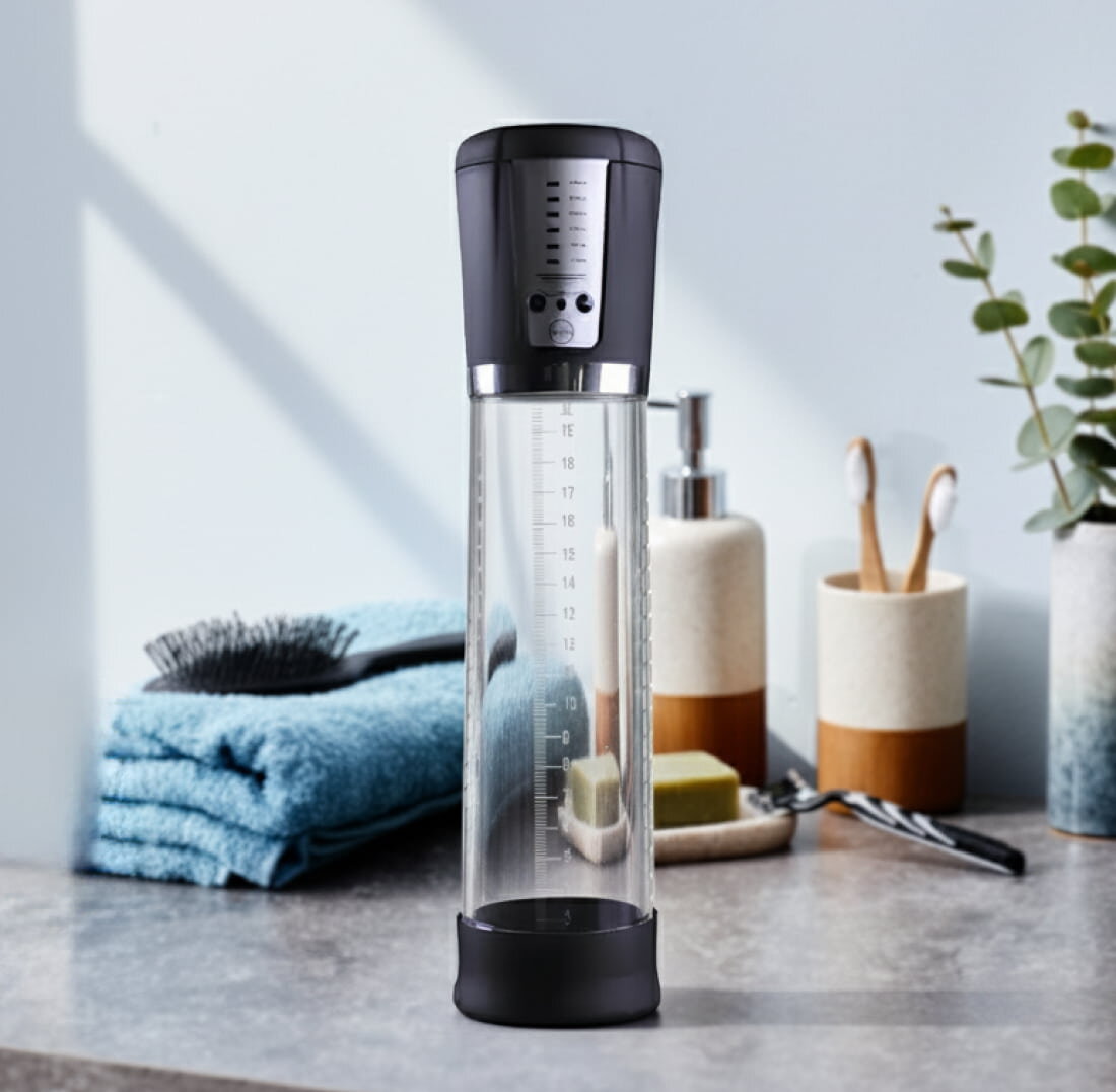 Sensselo Penis Pump bundle image showing the product offer and packaging