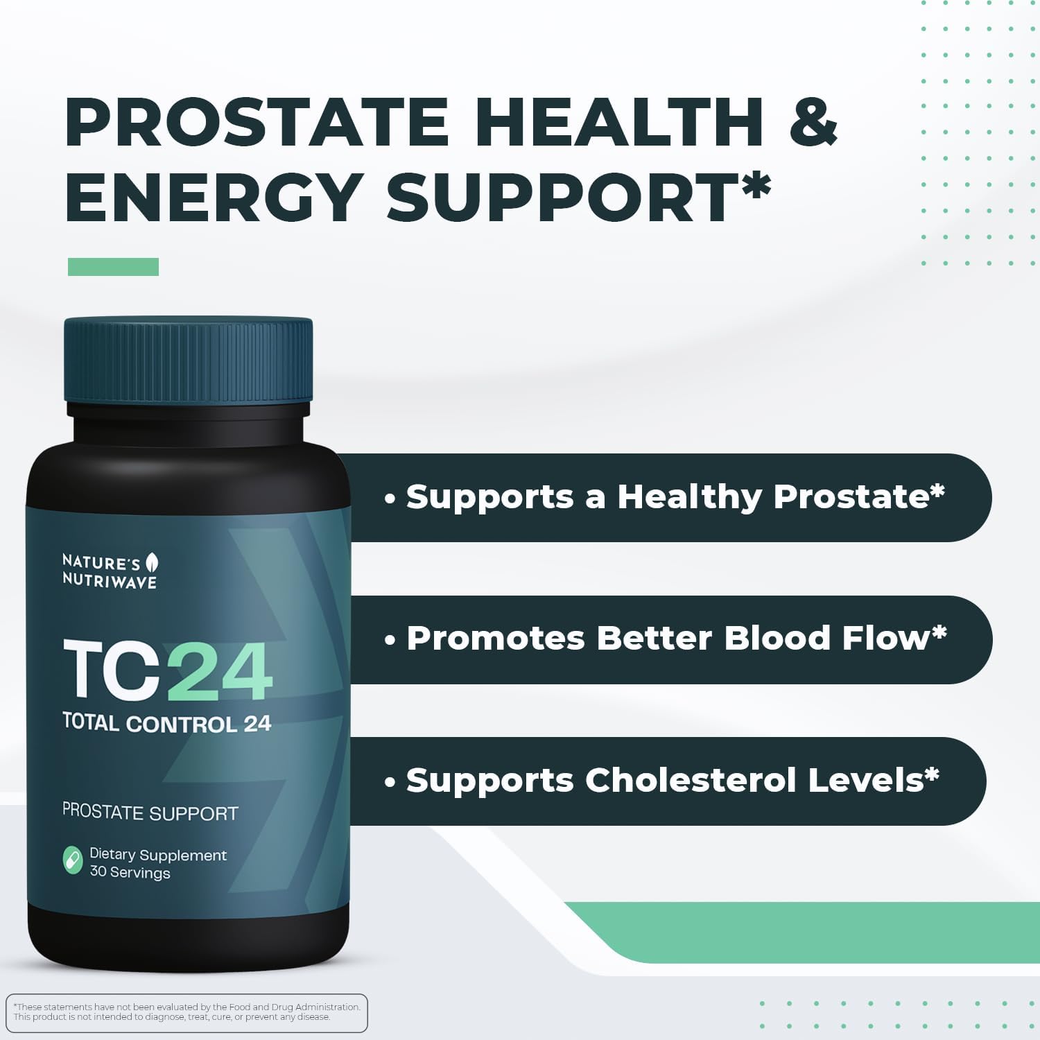 TC24 6-bottle pack – urinary flow supplement with natural ingredients and 60-day guarantee