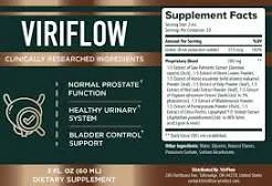 ViriFlow supplement facts label