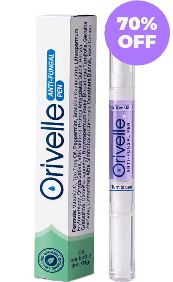 Orivelle Fungus Pen — 17-ingredient plant-based nail fungus applicator with tea tree oil and deep absorption delivery