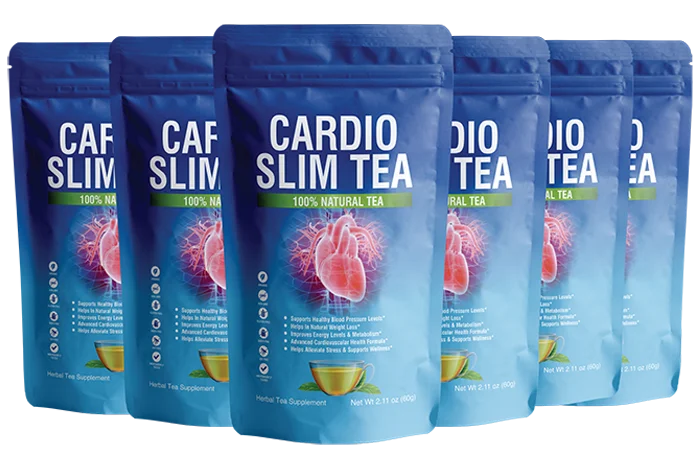 Cardio Slim Tea tea bags — 15-herb weight loss tea with cardiovascular support for daily 3-cup routine