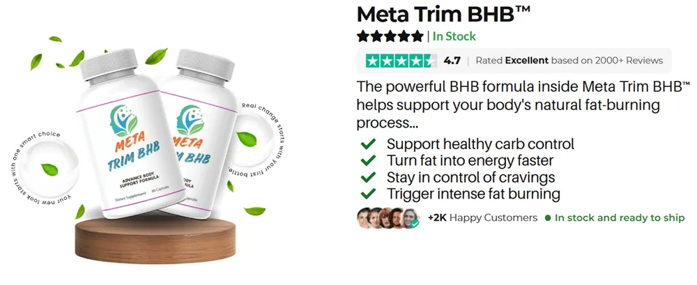 MetaTrim BHB benefits overview