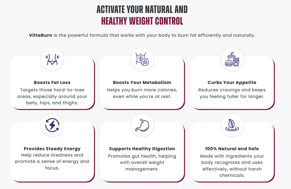 VittaBurn benefits overview