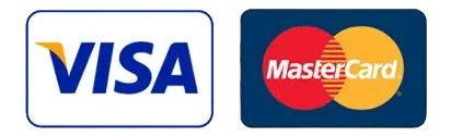 We accept Visa and MasterCard