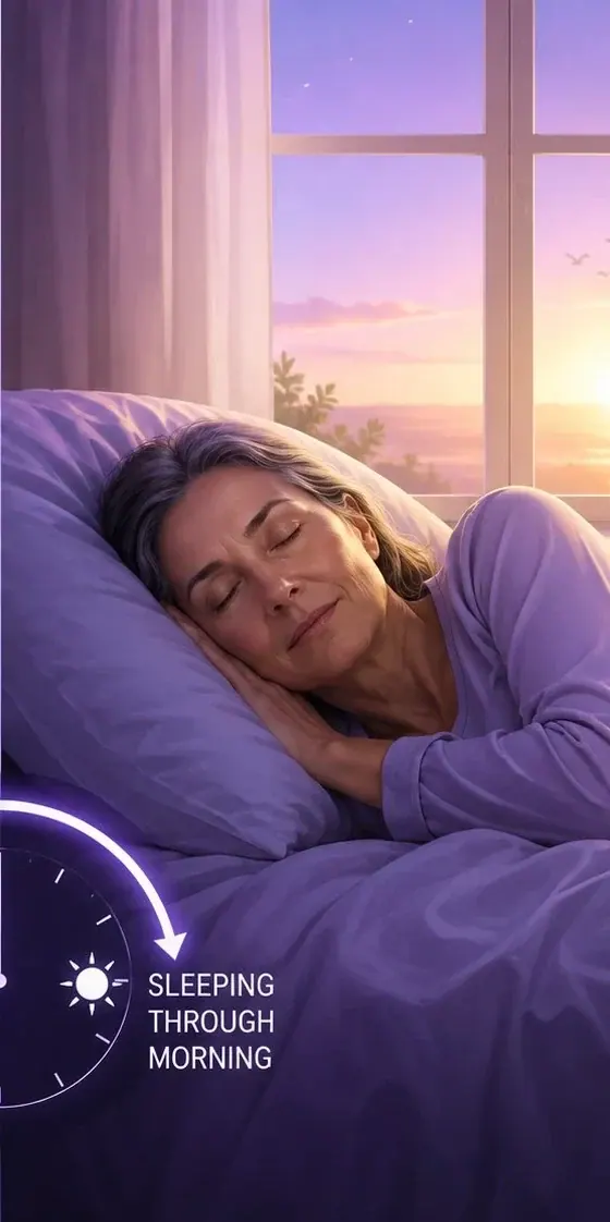 Sleeping through the morning
